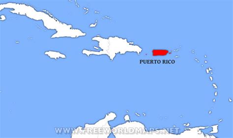 Where is Puerto Rico located on the World map?