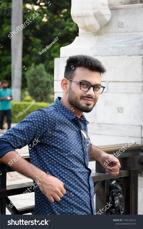 Portrait Young Handsome Indian Bengali Man Stock Photo 1754129312 ...