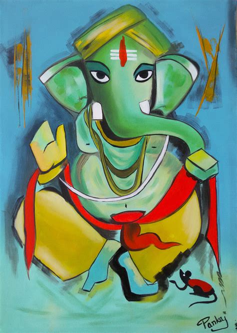 Lord Ganesha | Lord ganesha paintings, Ganesha painting, Ganesha art