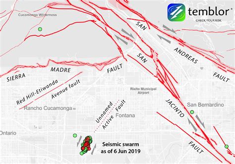 Seismic swarm in progress in Southern California - Temblor.net