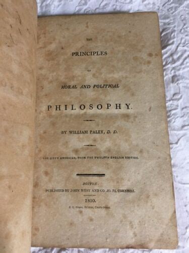 The Principles of Moral and Political Philosophy | William Paley