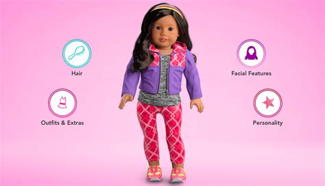 You can now create your own personalized American Girl doll