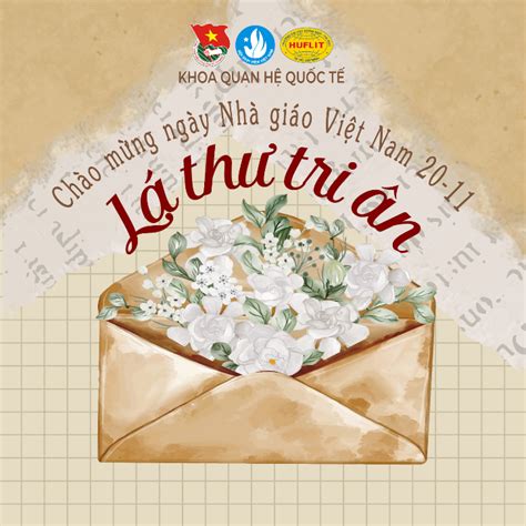 "Lá thư tri ân" - Gửi yêu thương đến quý thầy cô giáo - HUFLIT