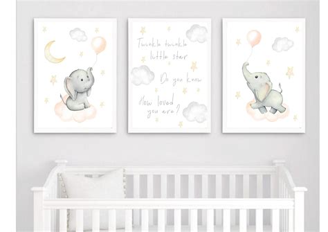 Twinkle Twinkle Little Star Nursery Prints Nursery Decor | Etsy