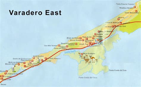 Mapa De Varadero Cuba