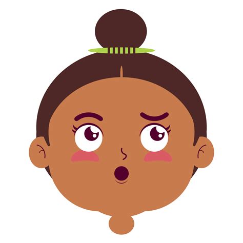 Free girl doubt face cartoon cute 14428991 PNG with Transparent Background