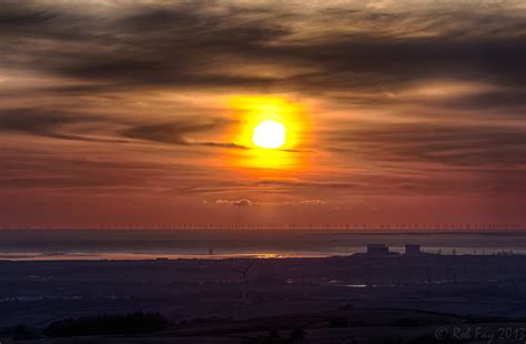 Sunset over Morecambe Bay by Arathrael on DeviantArt