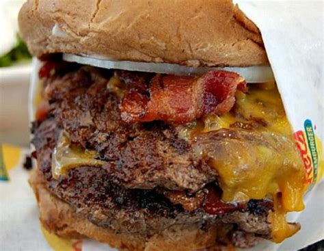 Top 20 Fast Food Burgers with the most Calories