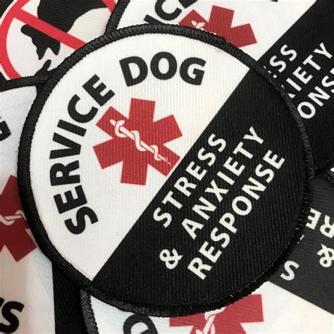 Psychiatric Service Dog Vest Harness Patch Medical Alert | Etsy