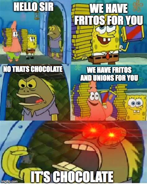 Chocolate Spongebob Meme - Imgflip