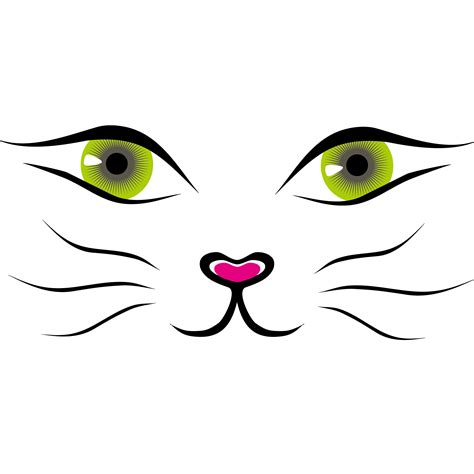 Cat Cartoon Clip art - Cute cat face vector material png download ...