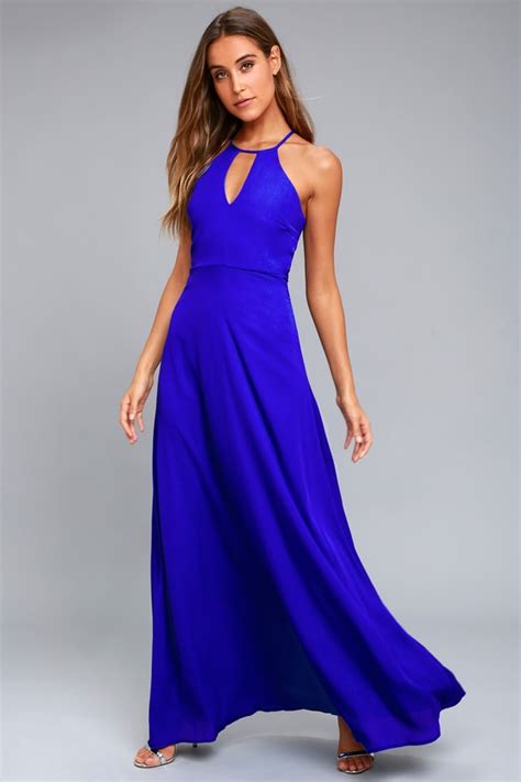 Lovely Royal Blue Dress - Maxi Dress - Gown - Formal Dress - Lulus