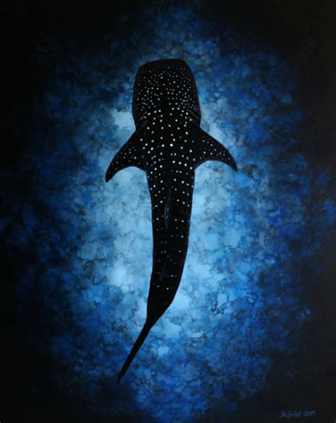 Silhouette Whale Shark Painting / Check out our whale sharks painting ...