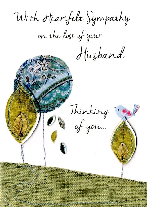 Sympathy On The Loss Of Your Husband Greeting Card | Cards | Love Kates