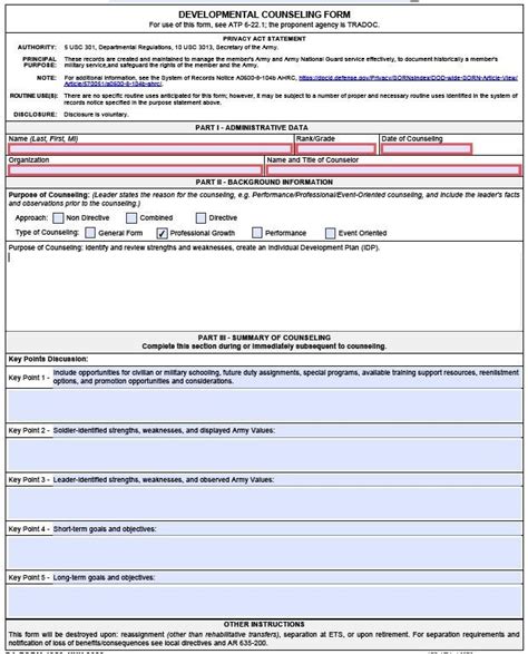 Leaders take note: The Army’s counseling form gets a much-needed update ...