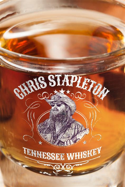 Chris Stapleton Tennessee Whiskey Glass. Chris Stapleton Country Music ...