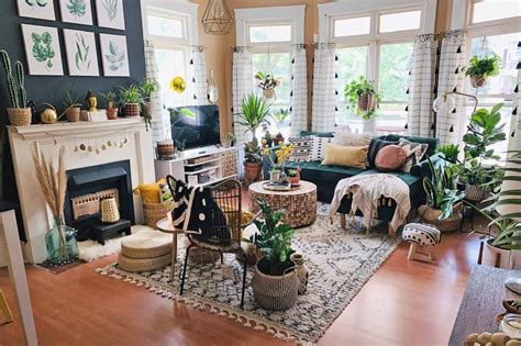 Boho Living Room Design Ideas / Stupendous Bohemian Style And Home ...