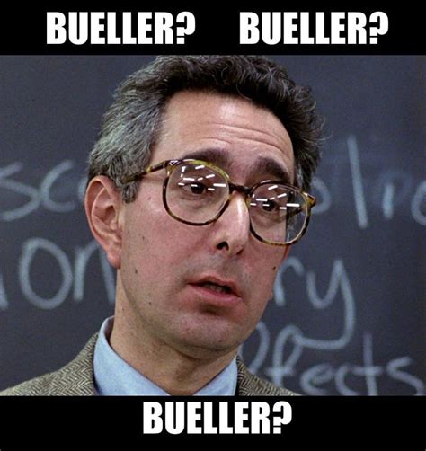 Bueller bueller! | The 80's | Pinterest