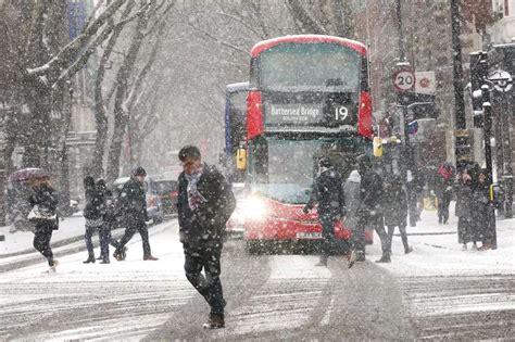 London weather: The exact dates in March when snow is finally due to ...