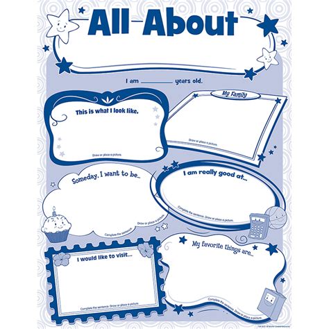 All About Me Poster Printable