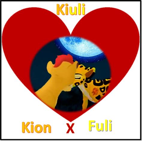 Kion x Fuli Beso de amor (kiss of love) by jameskionxfulifan on DeviantArt