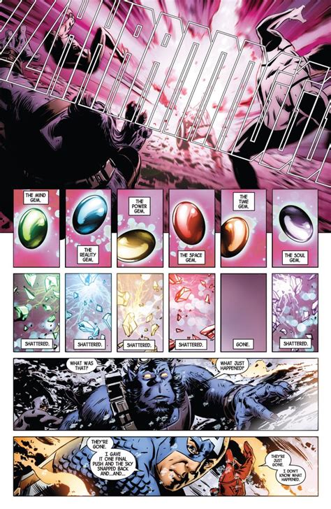 Marvel: Cap Shattered The Infinity Stones In Comics!