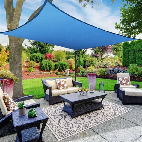 2.5m Shade Sail Rectangular Canopy Anti-uv Suitable For Courtyard ...