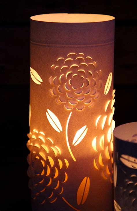 DIY Paper Lanterns with Beautiful 3D Flowers Design - A Piece Of Rainbow