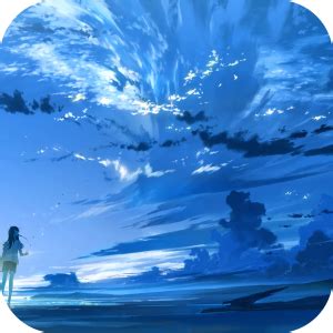 Anime Blue Theme 4K Wallpaper HomePage - Microsoft Edge Addons