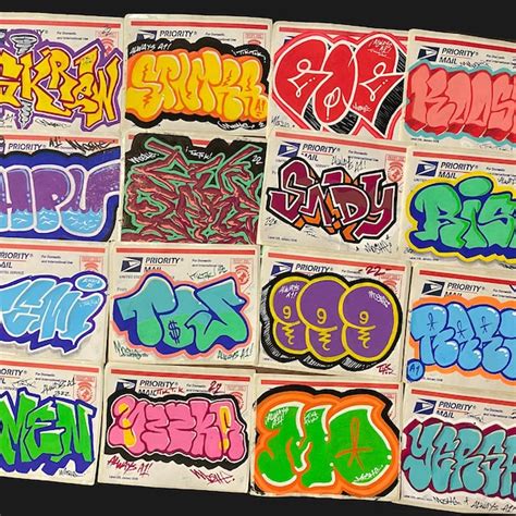 Custom Graffiti Stickers - Etsy