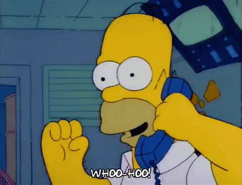 Homer Simpson Woo Hoo GIFs | Tenor