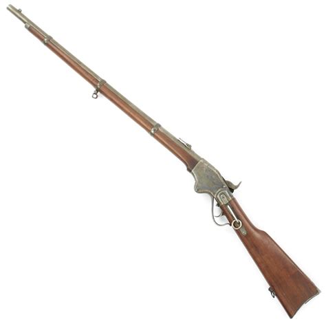 Original U.S. Civil War M1860 Spencer Repeating Rifle with Saddle Ring ...