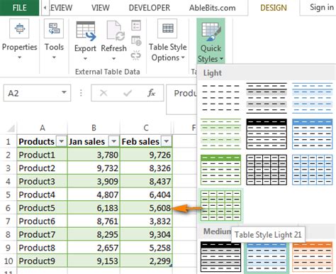 How to highlight every other row or column in Excel to alternate row ...