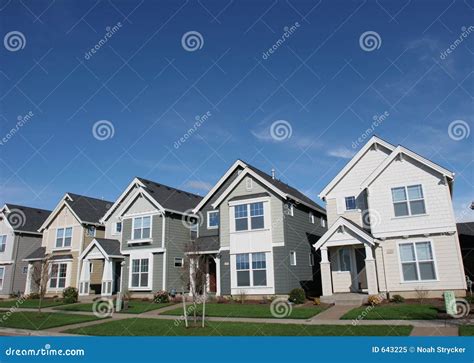 Suburban Houses Royalty Free Stock Photo - Image: 643225