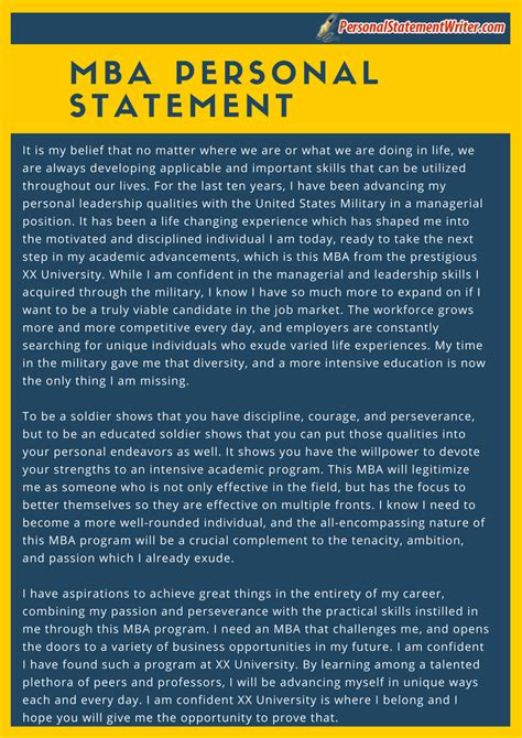 MBA personal statement sample - Album on Imgur | Personal statement ...