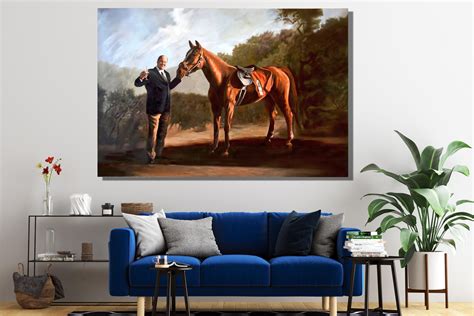 Tony Soprano and Pie-o-my Horse Painting Postertony Soprano & - Etsy