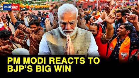 Election Results 2023: PM Modi thanks people of MP, Rajasthan and ...