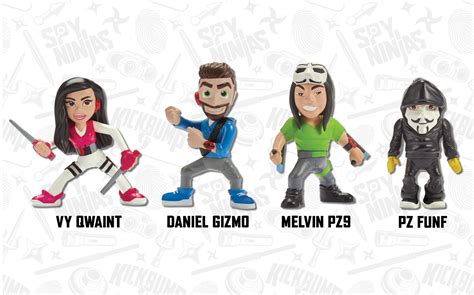 Figure 4-Pack with Vy Qwaint - Spy Ninjas