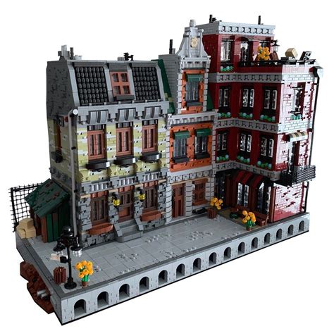 Modular City Block | Lego modular, Lego architecture, Lego design