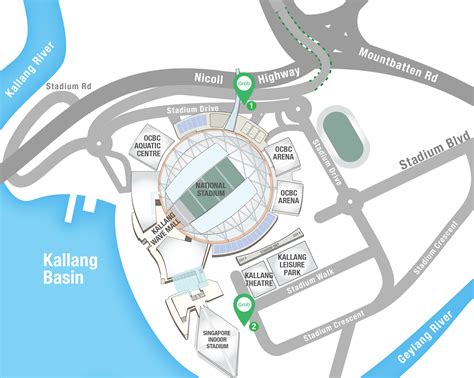 Sports Hub Directions & Map | Singapore Sports Hub | Sports ...