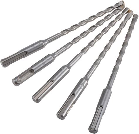 KATUR 6PCS SDS-Plus Rotary Hammer Drill Bit Set for Concrete and ...