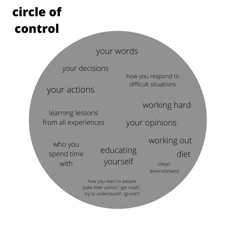 Circles of Concern, Influence, and Control – hope our kids read this!