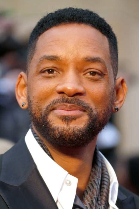 Will Smith wears David Yurman barbed wire single stud black diamond ...