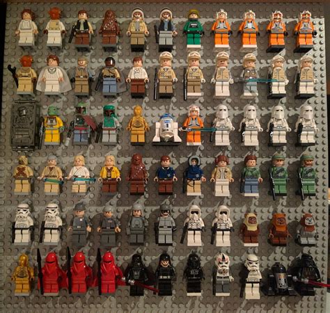 My Lego Star Wars Original Trilogy minifigure collection [x-post from r ...