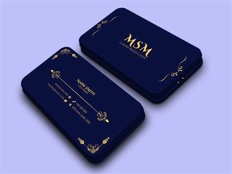 Luxury premium business card design by Ramim on Dribbble