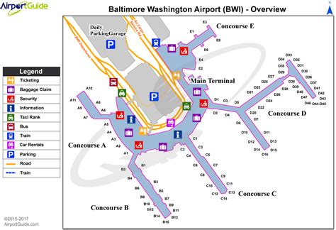 Bwi Airport Map - DEADRAWINGS