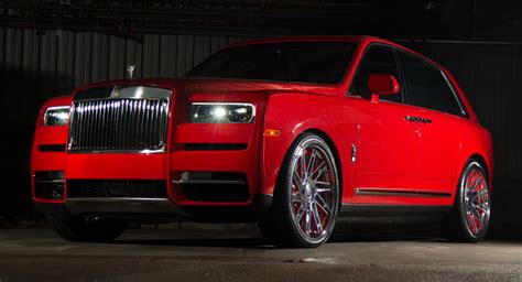 Roses Are Red, And So Is This Slightly Gauche Rolls-Royce Cullinan ...