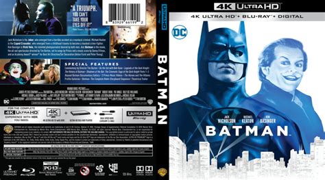 Batman (1989) 4K UHD Blu-Ray Cover - DVDcover.Com