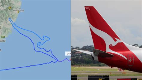 Last Qantas 747 flight draws iconic kangaroo in the sky on its final ...