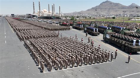 Yemen Houthis flex military muscle in parade as Riyadh seeks ceasefire ...